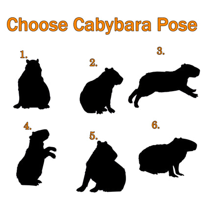 Netecom Personalized Capybara Memorial Suncatcher, Bereavement Capybara Loss Gift, Pet Loss Capybara Memorial Ornament Personalized Capybara Name Sign Hanging Christmas, Capybara Lover Gift