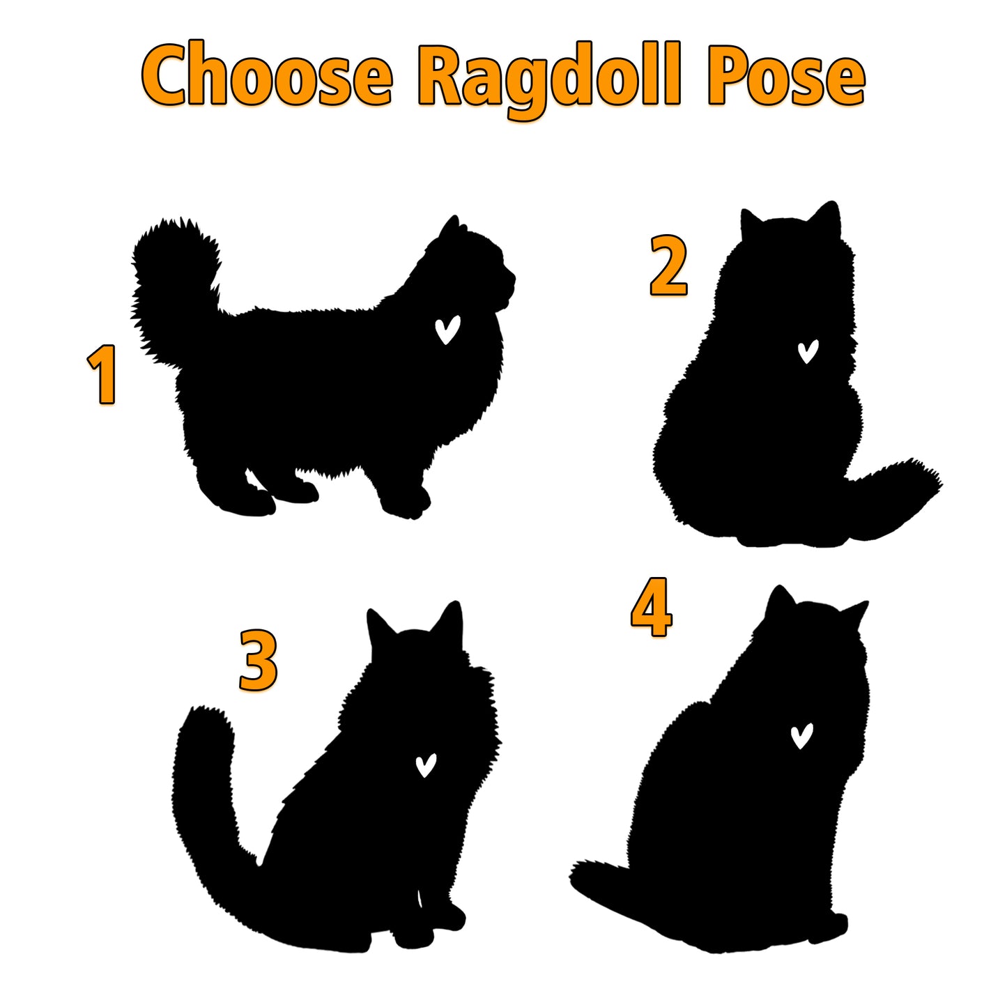 Netecom Personalized Ragdoll Cat Memorial Suncatcher - Custom with Name & Date - Pet Loss Light Catcher - Christmas Cat Ornament for Window & Car Decor