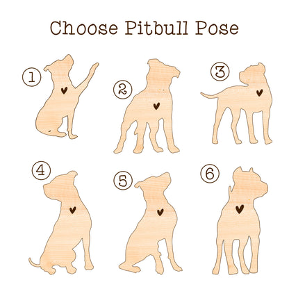Netecom Pitbull Dog Wind Chimes Memorial, Personalized Pet Memorial for Dogs Suncatcher, Dog Loss Memorial Ornament, Sympathy Windchime Outside Garden Decor, Loss of Pet Remembrance Gift