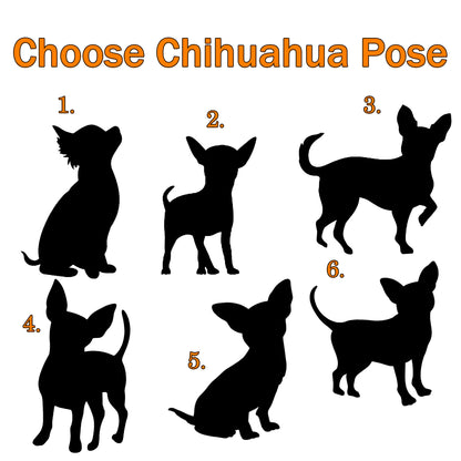 Netecom Chihuahua Dog Wind Chimes Memorial, Personalized Pet Memorial Windchime for Dogs Suncatcher, Dog Loss Memorial Ornament, Loss of Pet Remembrance Gift, Sympathy Pet Wind Chimes Outdoor Garden