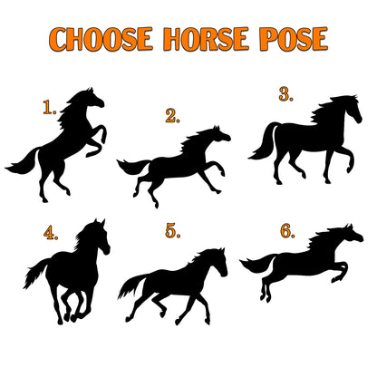 Netecom Horse Wind Chimes Memorial, Personalized Pet Memorial Windchime for Horse Suncatcher, Pet Condolences Gift for Loss of Horse, Pet Remembrance Gift, Sympathy Pet Wind Chimes Outdoor Garden