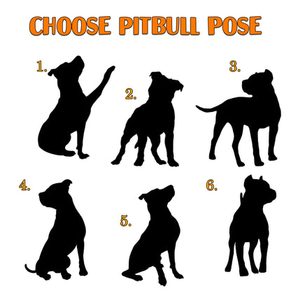 Netecom Pitbull Dog Memorial Suncatcher, Personalized Pitbull Ornament with Name Date, Dog Loss Sympathy Gift for Pet Loss Sun Catchers, Dog Grief Gift, Bereavement Gifts for Loss of Pet