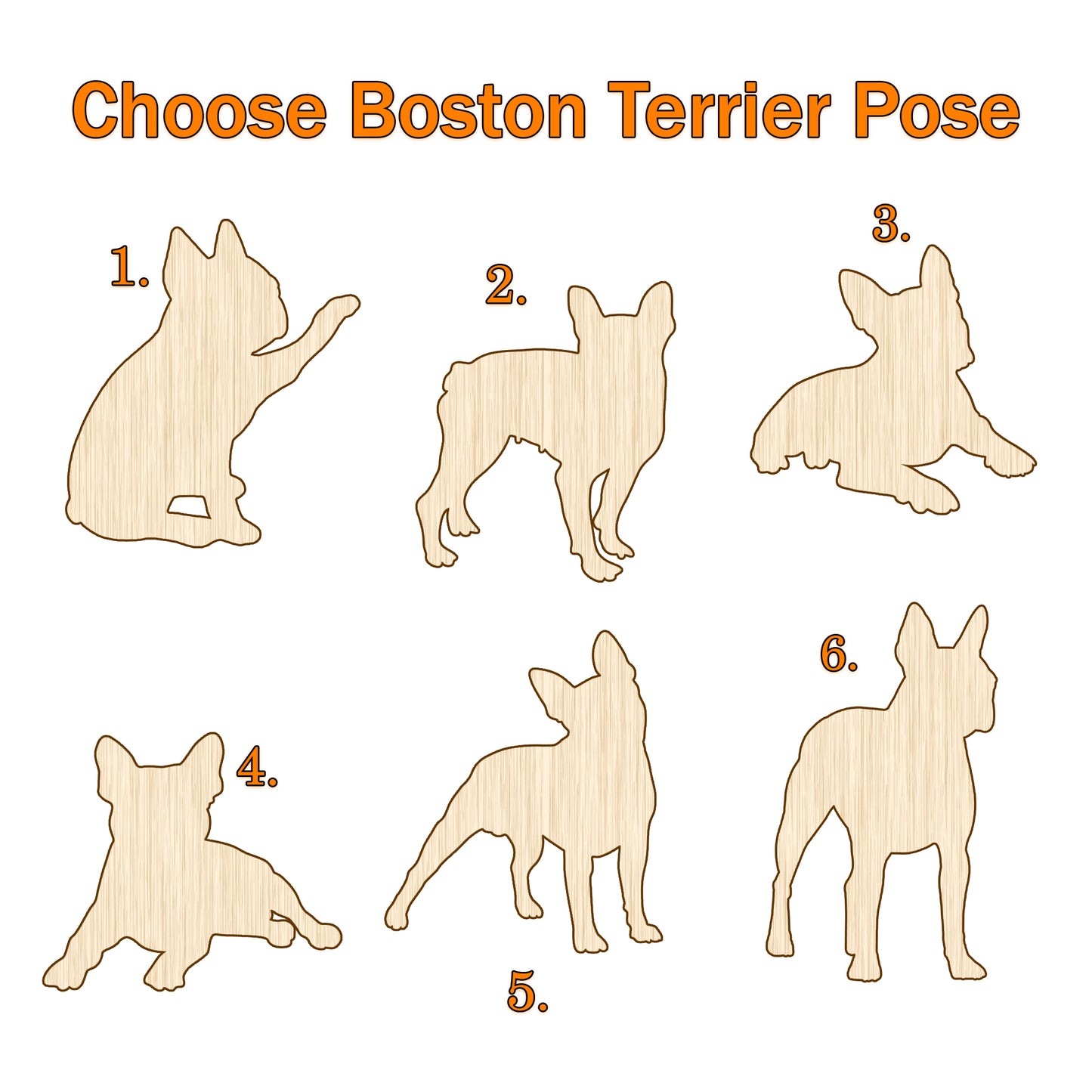 Netecom Personalized Boston Terrier Memorial Window Ornament, Custom Dog Ornament with Name Date, Pet Loss Remembrance Gift, Bereavement Gift for Dog Lovers