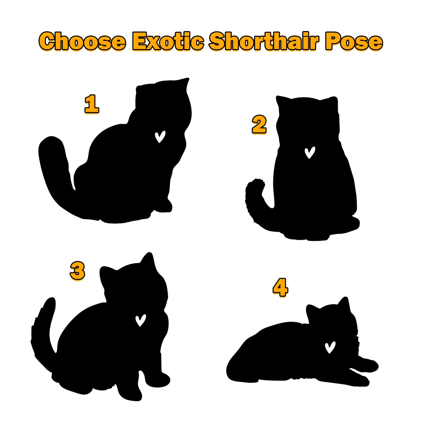 Netecom Personalized Exotic Shorthair Cat Memorial Suncatcher - Custom with Name & Date - Pet Loss Light Catcher - Gifts for Cat Lovers - Christmas Cat Ornament for Window & Home Hangings
