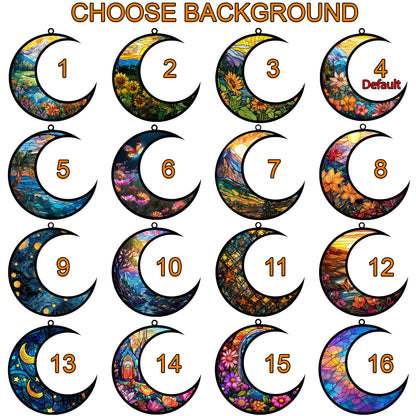 Netecom Personalized Boston Terrier Moon Heart Memorial Ornament – Dog Loss Sympathy Gift, Pet Remembrance Keepsake