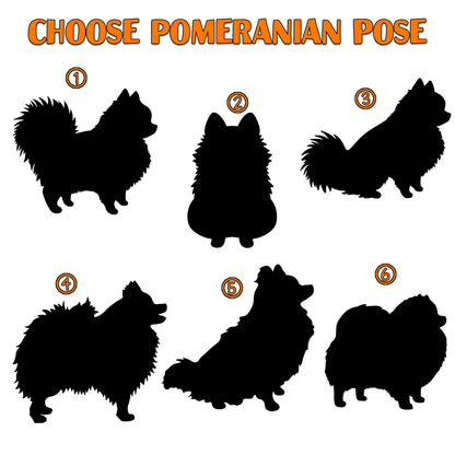 Netecom Pomeranian Dog Memorial Suncatcher, Personalized Pom Dog Ornament with Name Date, Dog Loss Sympathy Gift for Pet Loss Sun Catchers, Dog Grief Gift, Bereavement Gifts for Loss of Pet
