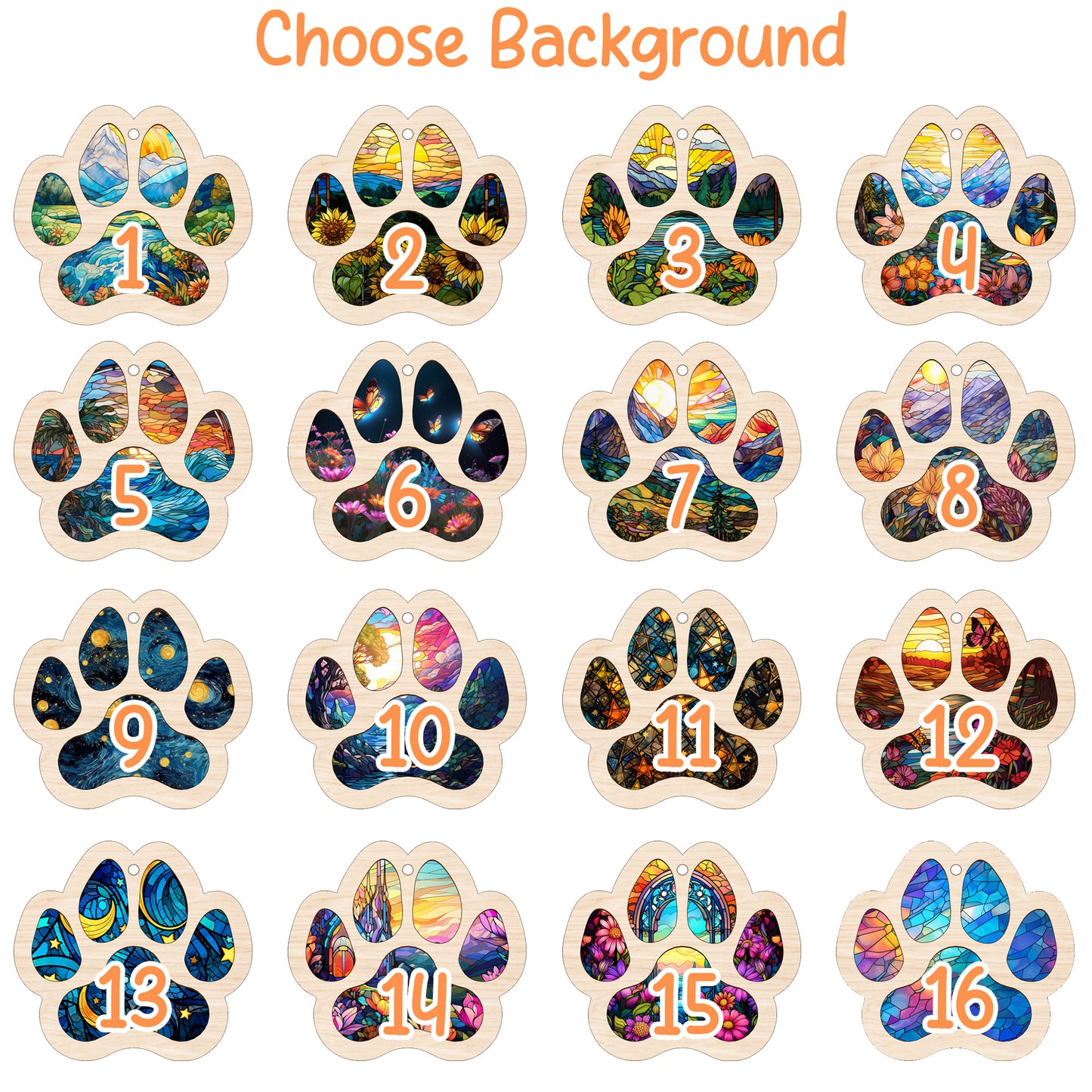 Netecom Personalized German Shepherd Paw Heart Memorial Suncatcher, Dog Paw Ornament with Name Date, Pet Loss Sympathy Gift, Pet Remembrance Keepsake