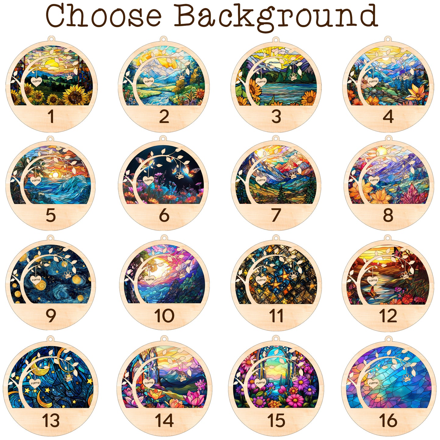 Netecom Personalized American Staffordshire Terrier Dog Memorial Suncatcher, Christmas Ornament with Name Date, Pet Loss Sun Catcher, Dog Memorial Ornament, Bereavement Sympathy Gift for Dog Lovers