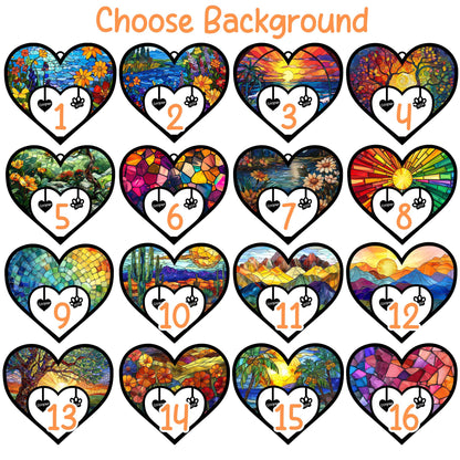 Netecom Personalized Boston Terrier Dog Memorial Wind Chimes, Dog Name Suncatcher, Pet Sympathy Gift for Loss of Dog Lovers, Outdoor Garden Memorial Decor