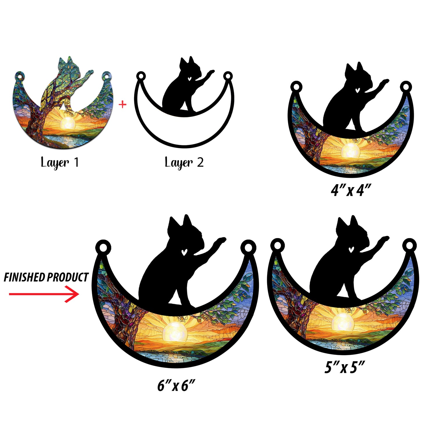 Netecom Personalized Boston Terrier Memorial Suncatcher, Custom Bostie Dog Ornament with Name Date, Dog Loss Sympathy Gift, Pet Loss Remembrance Gifts, Bereavement Gifts for Loss of Pet, Dog Grief Gift