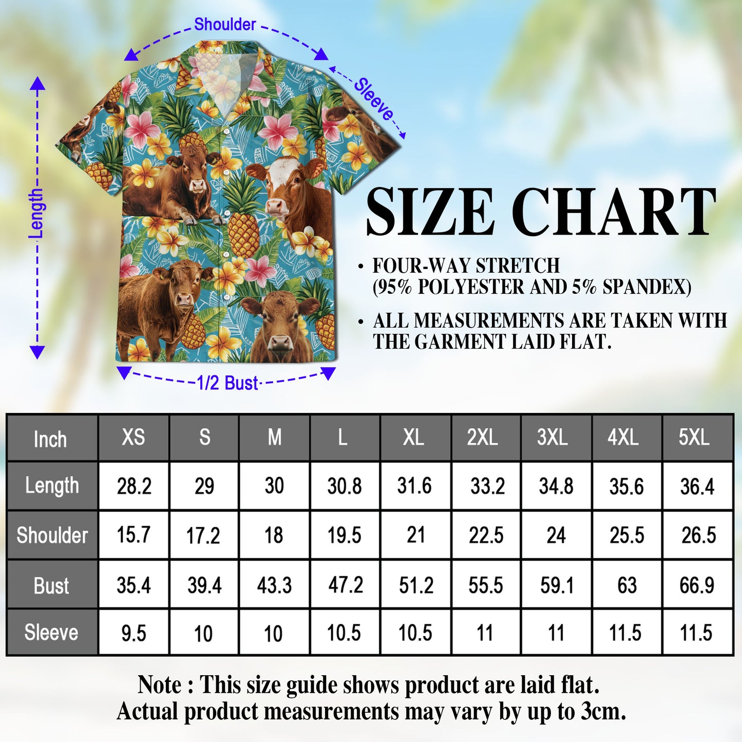 Netecom Matching Red Angus Cattle Hawaiian Shirt for Dog and Owner, Pineapple Aloha Summer Shirt, Cattle Lover Print Outfit for Pet and Human, Beach Vacation Casual Wear