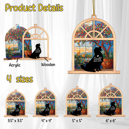 Netecom Personalized Golden Retriever Memorial Suncatcher – Pet Loss Sympathy Gift & Dog Memorial Ornament