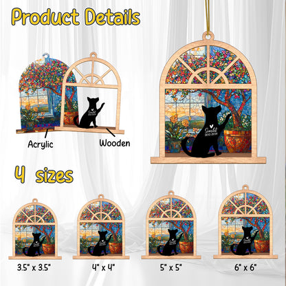 Netecom Personalized Husky Memorial Suncatcher – Husky Dog Loss Sympathy Gift & Pet Remembrance Ornament