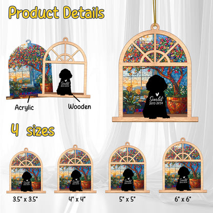 Netecom Personalized Cocker Spaniel Memorial Suncatcher – Dog Loss Sympathy Gift & Pet Remembrance Keepsake