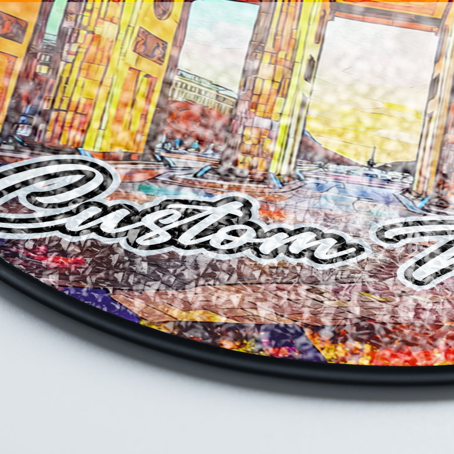Netecom Berlin Gate Stained Glass Sun Catcher – Personalized Germany Landmark Ornament, Custom Home Decor & Cultural Gift