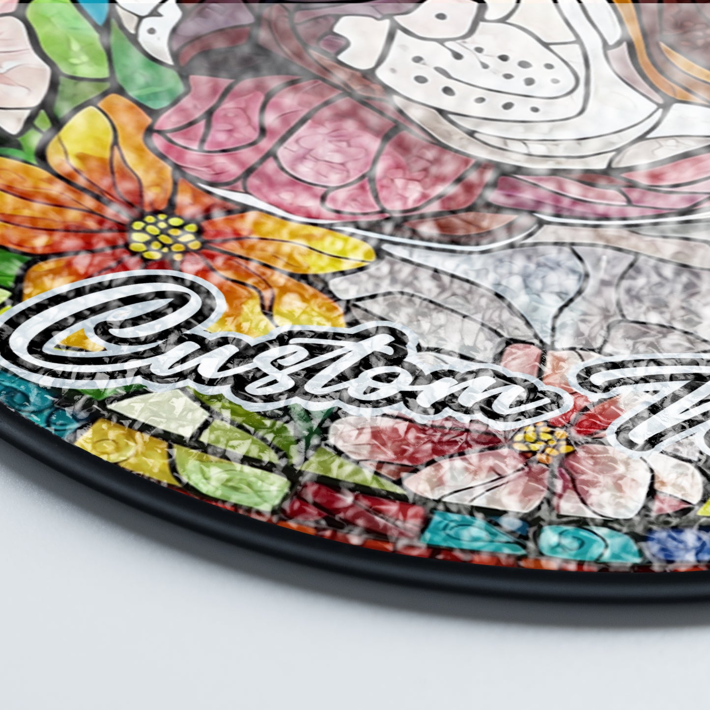 Netecom Personalized Pitbull Dog Ornament, Custom Pet Memorial Suncatcher, Pet Loss Remembrance Gift, Christmas Decoration