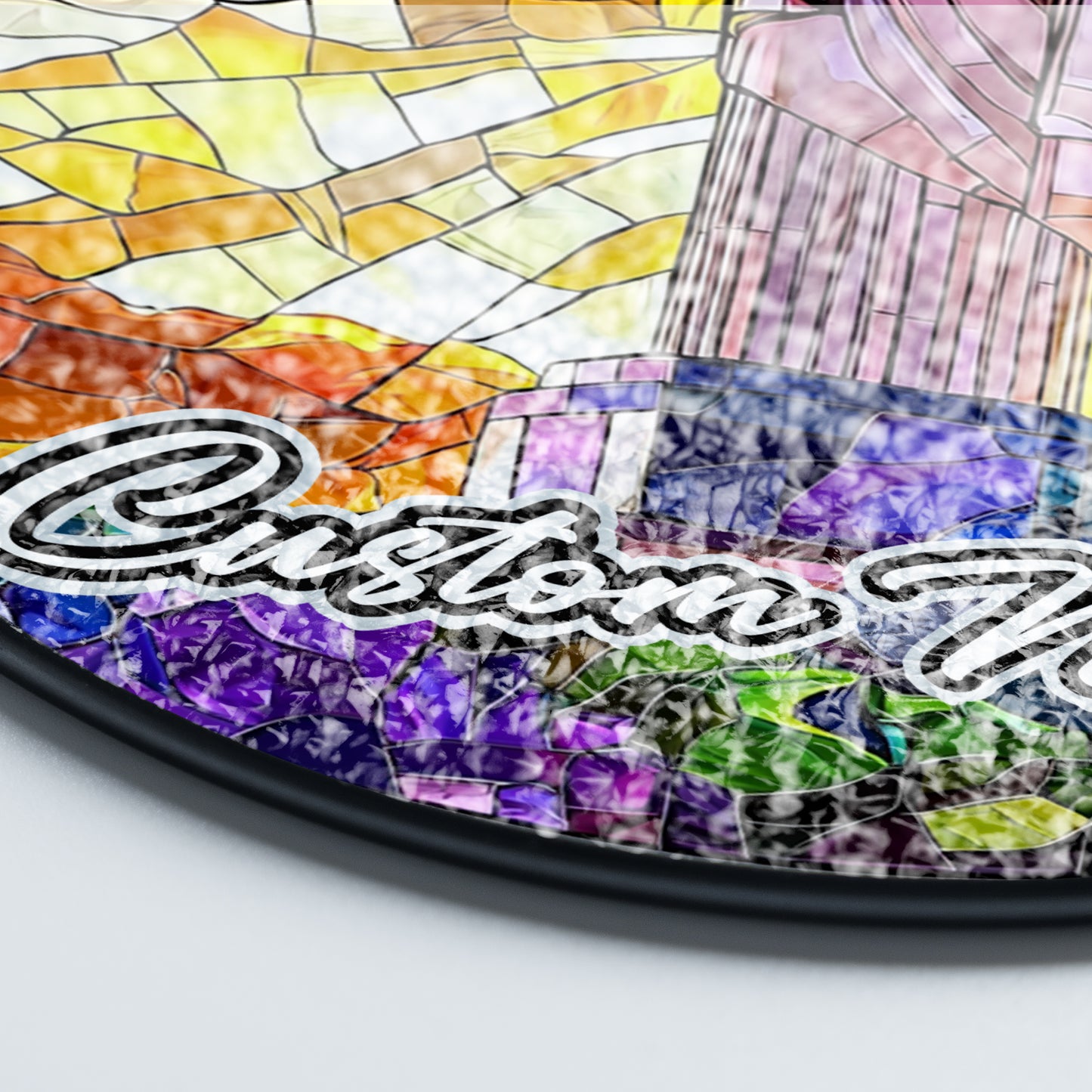Netecom Rio Landmark Sun Catcher – Personalized Stained Glass Ornament, Brazilian Landmark Window Hanging, Religious Home Decor Gifts