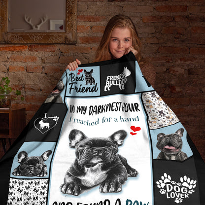 Netecom French Bulldog Blanket for Dog Lovers, Cute Cartoon and Realistic Frenchie Throw Blanket for Couch, Bed or Sofa, Pet Lover Gift, Graduation, Present for Christmas or Anniversary