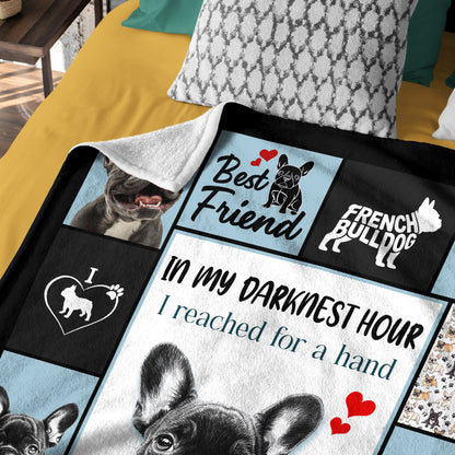 Netecom French Bulldog Blanket for Dog Lovers, Cute Cartoon and Realistic Frenchie Throw Blanket for Couch, Bed or Sofa, Pet Lover Gift, Graduation, Present for Christmas or Anniversary