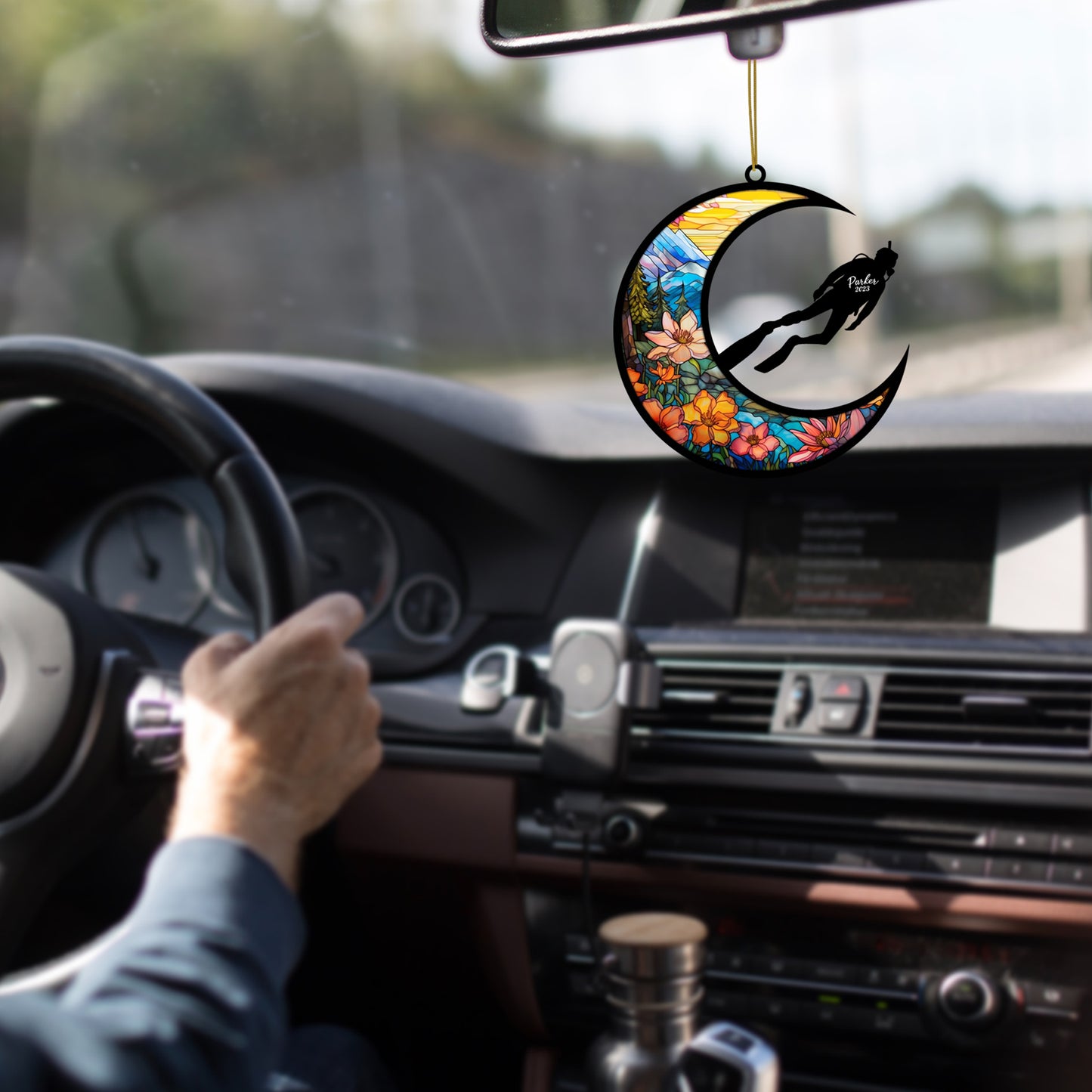 Netecom Personalized Scuba Diver Ornament for Christmas Tree, Window & Car - Scuba Diving Christmas Pendant Hanging Decoration - Funny 2025 Divers Gifts for Men & Women - Beach Vacation Travel Keepsake