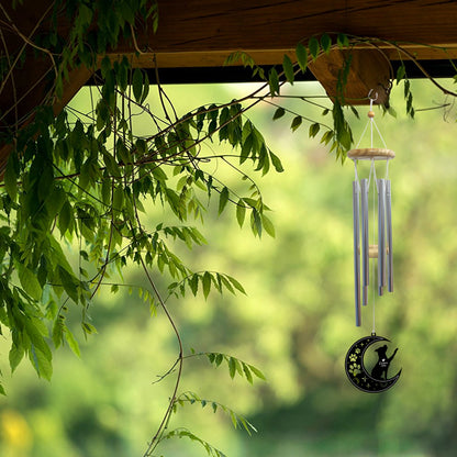 Netecom Pitbull Dog Wind Chimes Memorial, Personalized Pet Memorial Windchime for Dog Suncatcher, Pet Condolences Gift for Loss of Dog, Pet Remembrance Gift, Sympathy Pet Wind Chimes Outdoor Garden