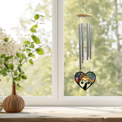 Netecom Personalized Guinea Pig Memorial Wind Chimes, Pet Name Suncatcher, Sympathy Gift for Guinea Pig Lovers, Outdoor Garden Pet Loss Remembrance Decor
