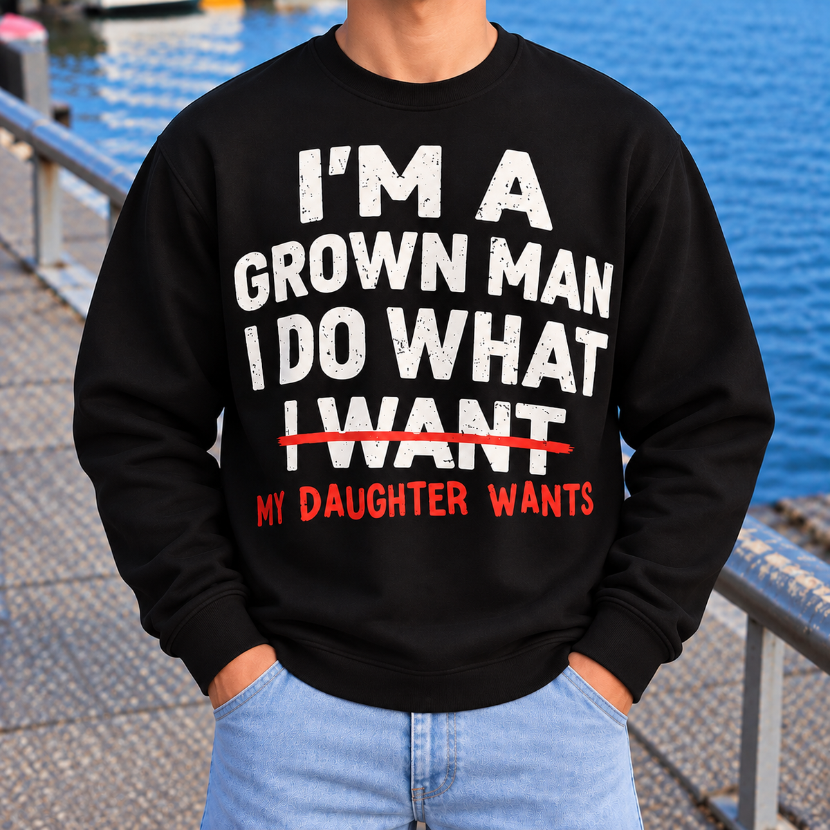 Funny Dad Daughter Shirt, Girl Dad Humor Graphic Tee