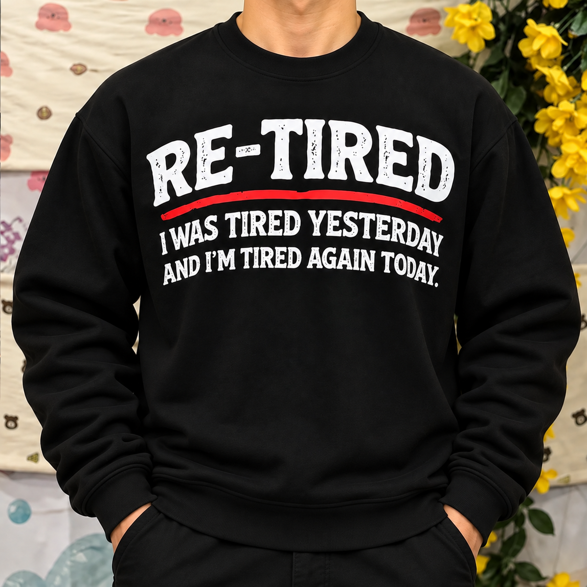 Re-Tired Funny Retirement Humor Shirt