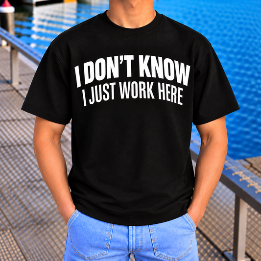 Funny Workplace Humor Shirt for Employees, Sarcastic Work Graphic Tee