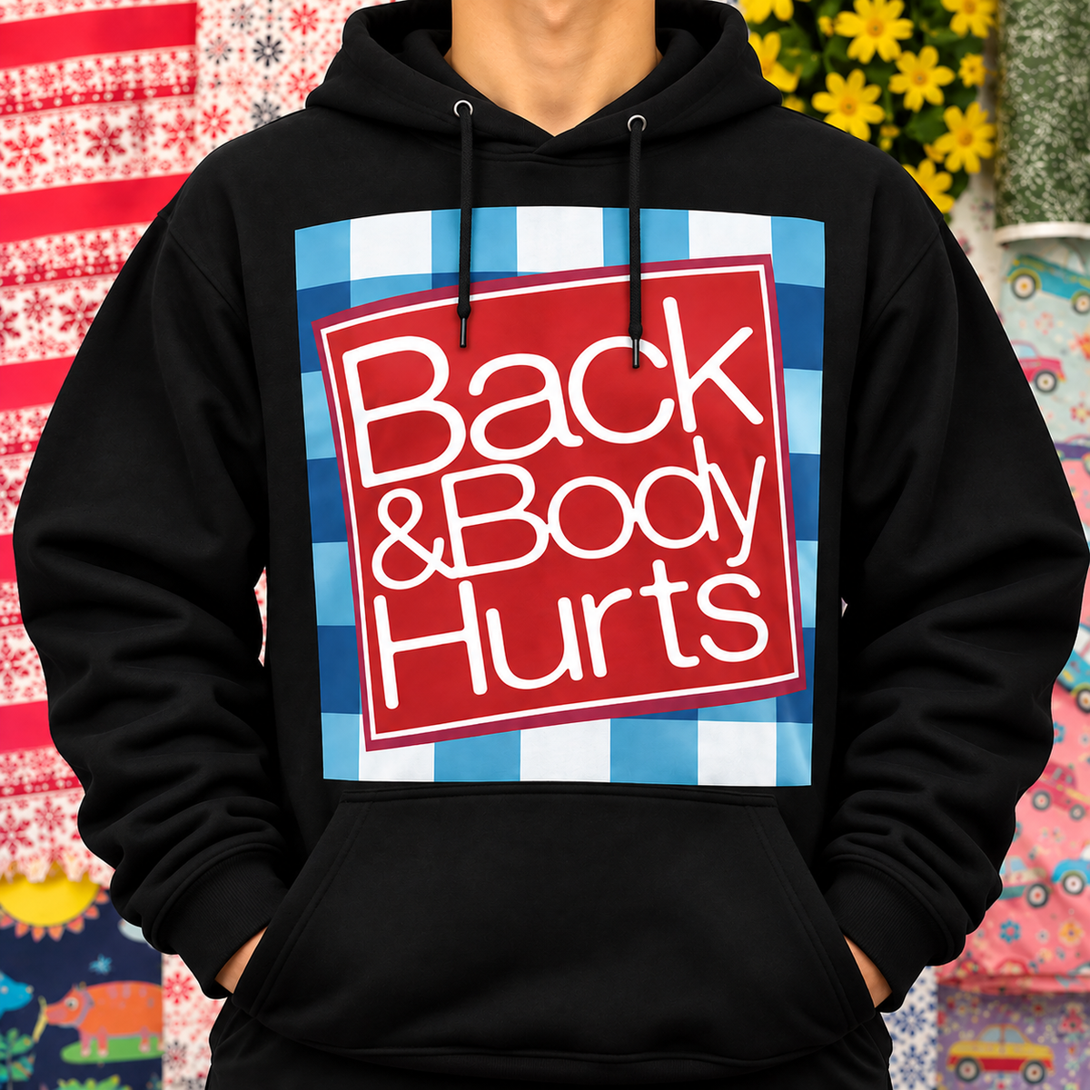 Back & Body Hurts Funny Aging Humor Shirt