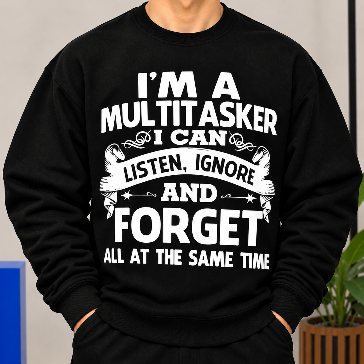 Funny Multitasker Shirt, Sarcastic Humor Graphic Tee
