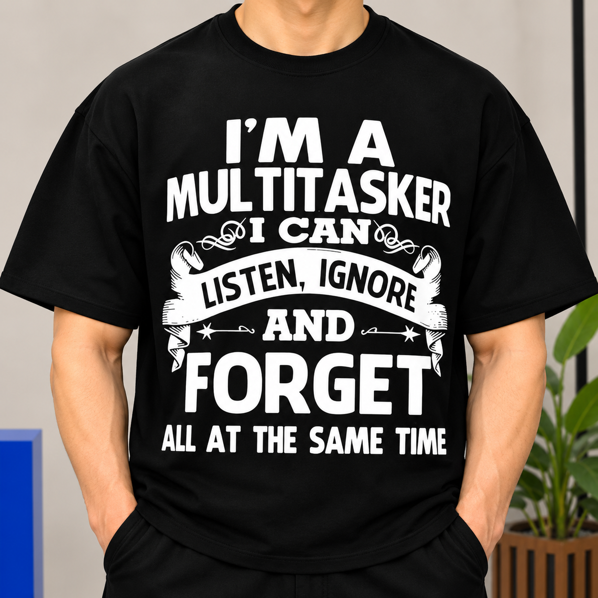 Funny Multitasker Shirt, Sarcastic Humor Graphic Tee