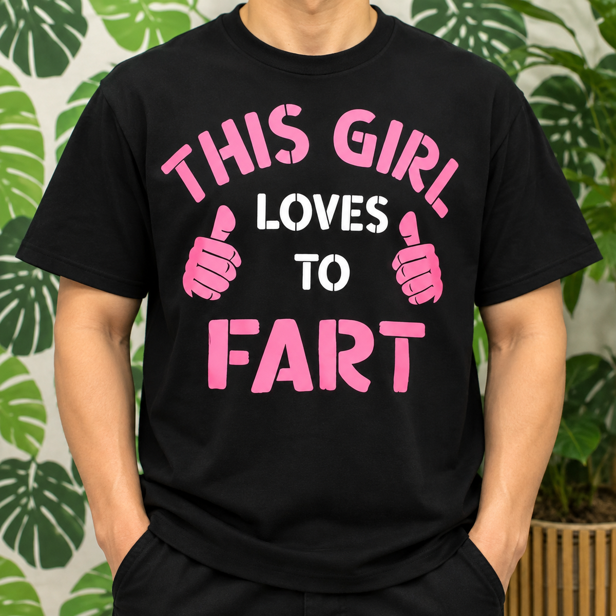 This Girl Loves Funny Humor Graphic Shirt