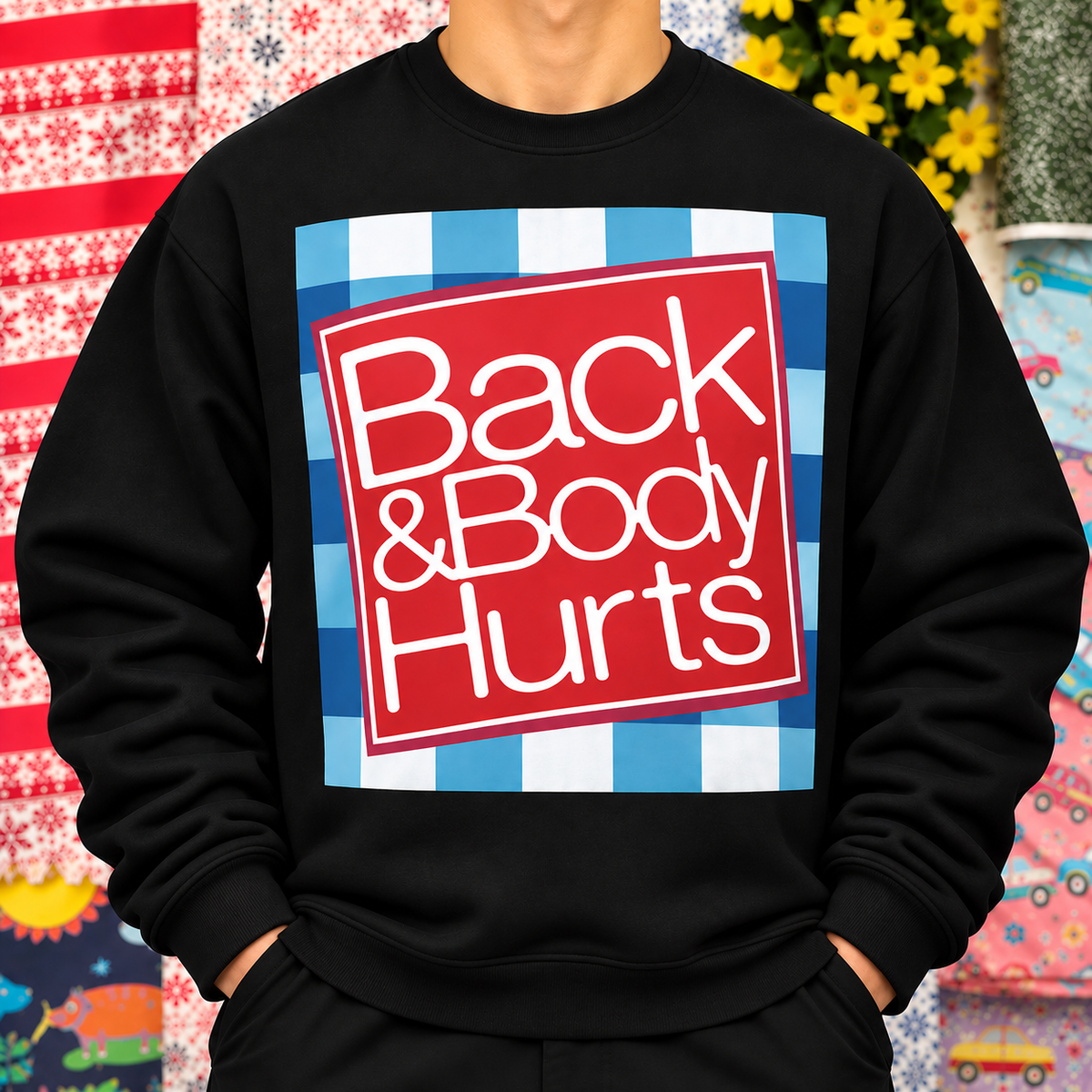 Back & Body Hurts Funny Aging Humor Shirt
