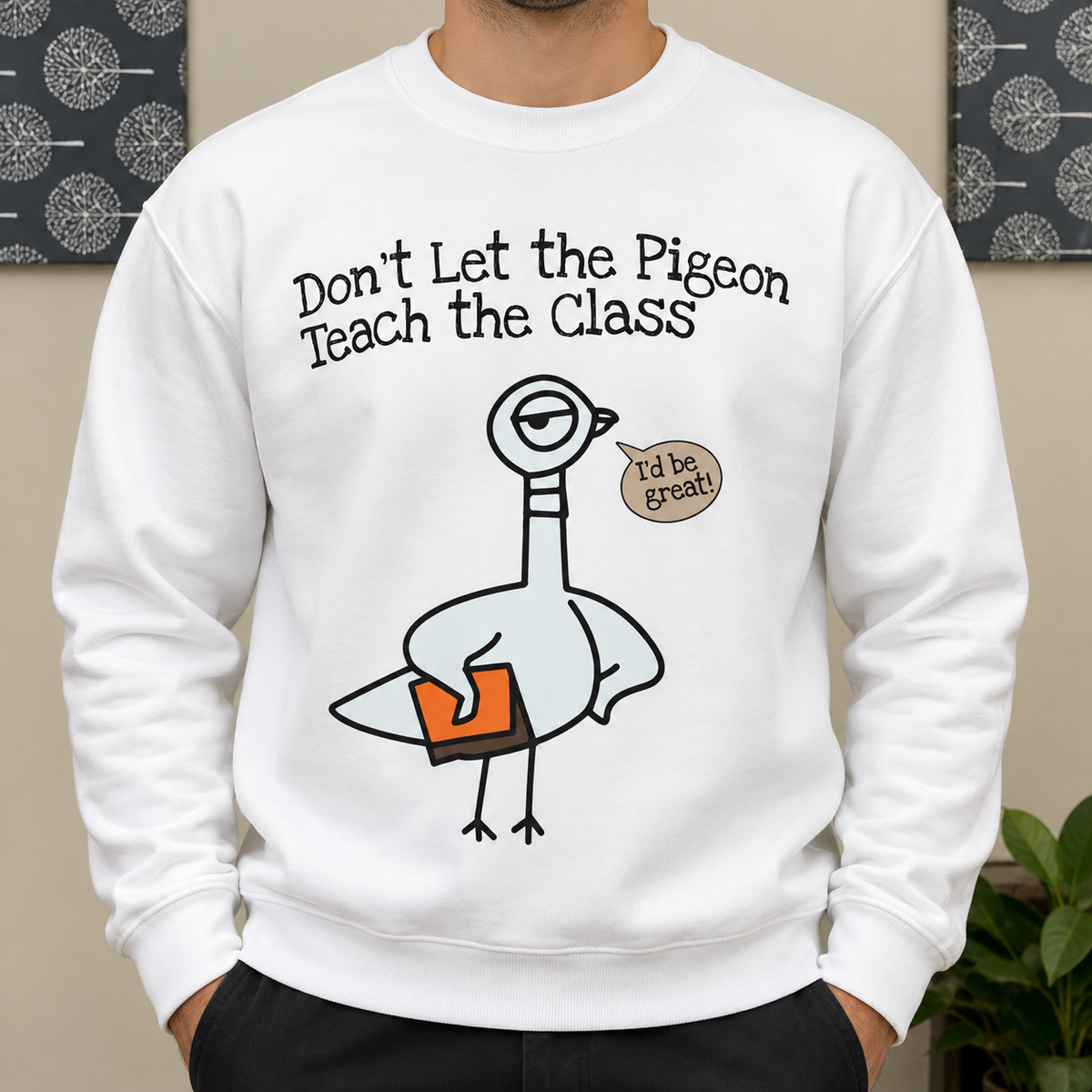 Funny Pigeon Teacher Shirt