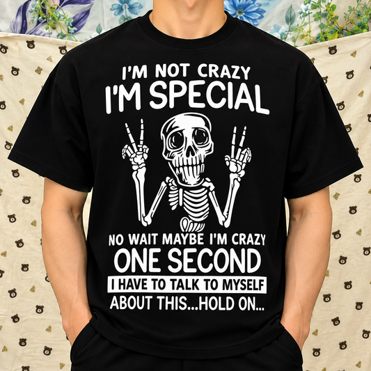 Funny Skeleton Humor Shirt – Sarcastic Quote Graphic Tee