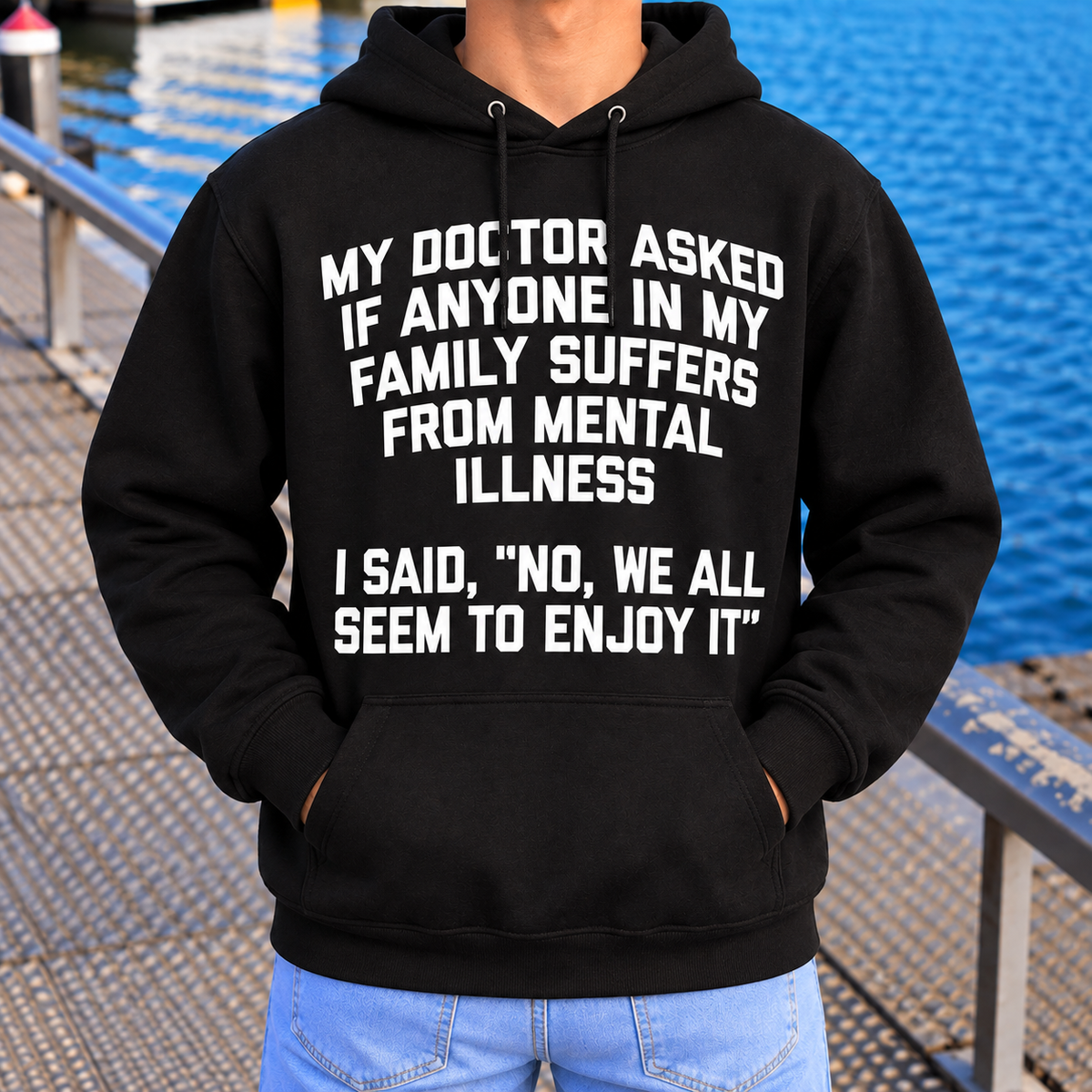 Funny Family Humor Shirt, Sarcastic Quote Graphic Tee