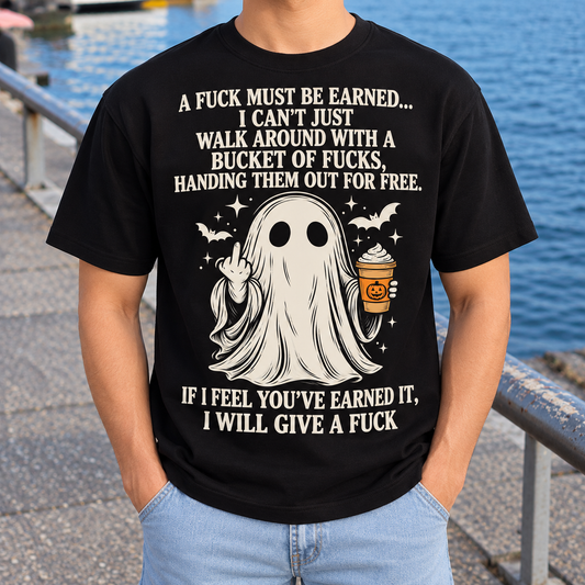 Funny Halloween Ghost Shirt, Sarcastic Spooky Graphic Tee