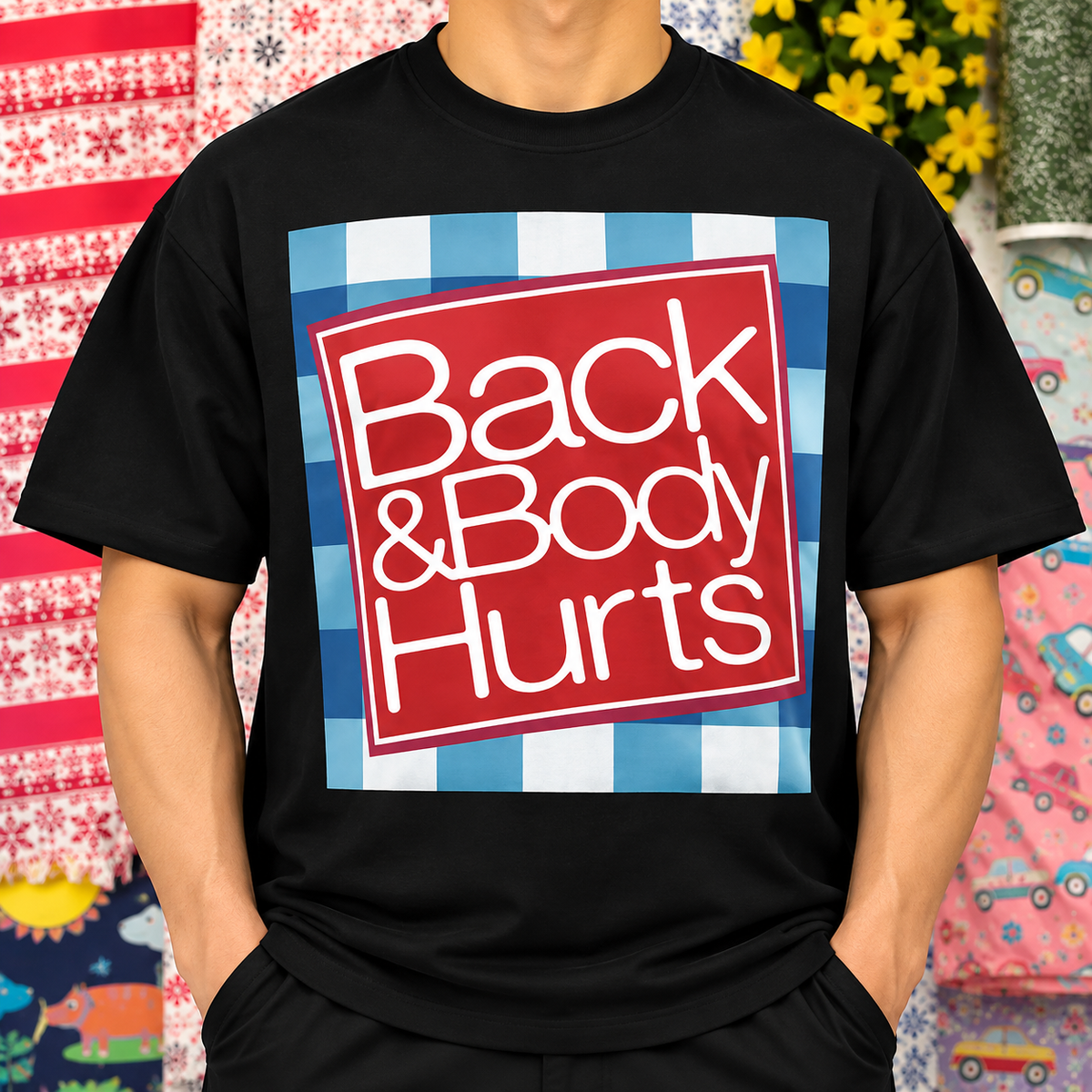 Back & Body Hurts Funny Aging Humor Shirt