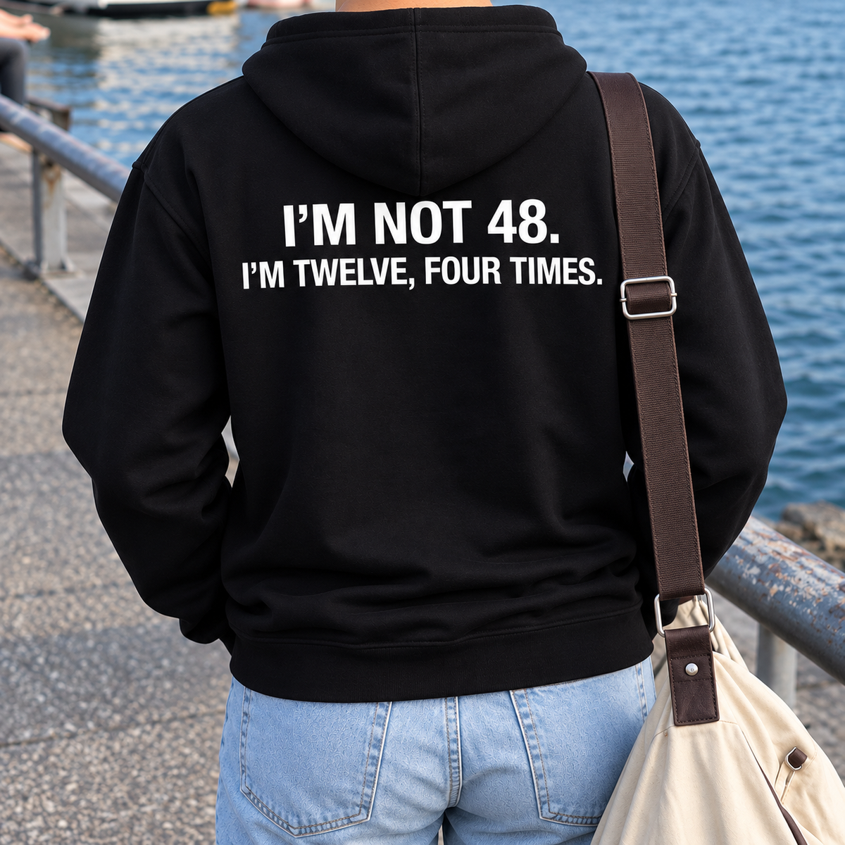Funny 48th Birthday Shirt, I’m Not 48 Age Humor Graphic Tee