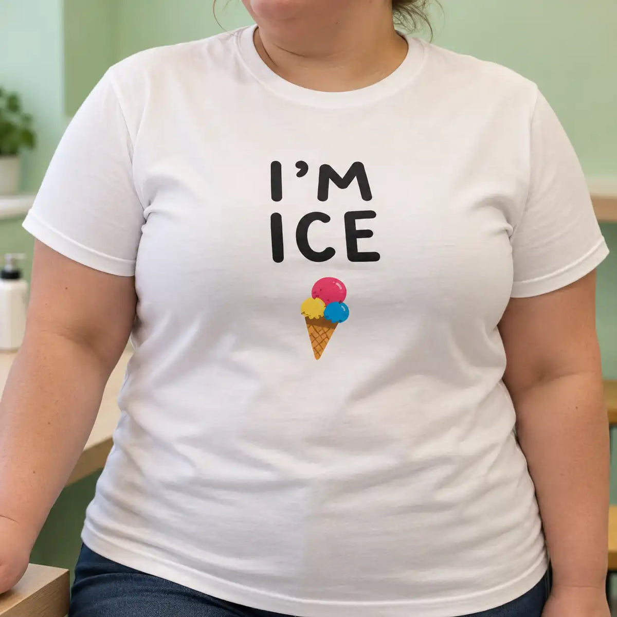 Funny Ice Cream Couple T-Shirt Set, Matching His and Hers Summer Tees