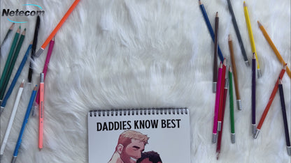 Daddies Know Best Spiral Bound Coloring Book: Embark on a Coloring Journey with 30 Pages, Celebrating the Enduring Love and Support of Gay Daddies