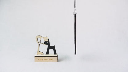 Netecom Personalized Fox Terrier Dog Memorial Suncatcher – Custom Pet Loss Sympathy Gift, Dog Passing Remembrance Ornament, Window and Car Hanging Decor